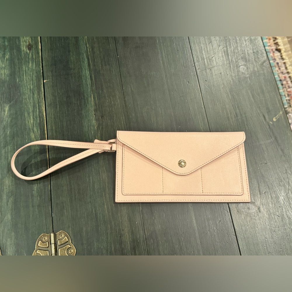 Light Pink Leather Dooney & Bourke Wristlet Pouch